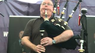 Piping Live 2015 - Willie McCallum plays his new Duncan MacRae Pipes