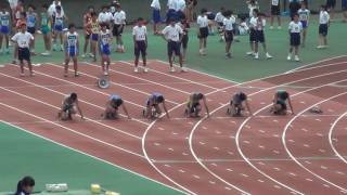 土谷洸介（中３）2017通信陸上100m　埼玉県４地区予選　決勝