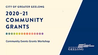 Community Events Grant Information Session