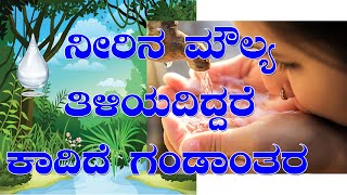 ಗ್ರೀನ್‌ ಟಾಕ್‌ | ನೀರಿನ ಮೌಲ್ಯ ತಿಳಿಯದಿದ್ದರೆ ಕಾದಿದೆ ಗಂಡಾಂತರ