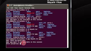 How To Encrypt Files Using Commandline In Linux Or Ubuntu Using gpg Step By Step Tutorial