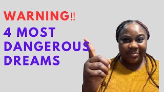 WARNING !! 4 Most Dangerous Dreams | BE AWARE of this