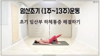 [필라n요가]  |임신 ~ 임신13주, 임신초기 임산부 운동 프로그램 | 임산부 하체통증 해결하기 | 다리붓기 | 골반 통증 | 골반 주변 통증 |