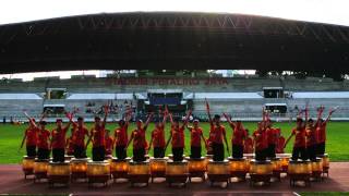 [坤成中学] 二十四节令鼓 2013年常年运动会 演出