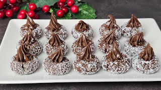 NO COOKING! Christmas and holiday treats 🎄In 5 MINUTES! They melt in your mouth, easy and fast😍