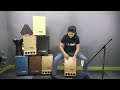 Arabic Darbuka Groove on Clapbox Cajembe Cajon by Poorva Sharma