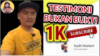 TESTIMONI BUKAN BUKTI