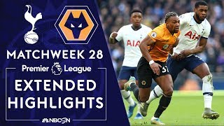 Tottenham v. Wolves | PREMIER LEAGUE HIGHLIGHTS | 3/1/2020 | NBC Sports