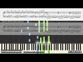 愛的克麗絲汀娜 souvenir d enfance 理察·克萊德曼 richard clayderman 鋼琴教學 synthesia 琴譜 sheet music