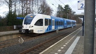 Vertrek Arriva E-GTW van station Mariënberg