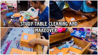 Study Table Cleaning \u0026 Makeover..#vismayaart #studytableorganization