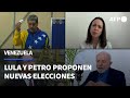 Lula y Petro a favor de nuevas elecciones en Venezuela | AFP