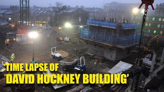 TIME LAPSE - David Hockney Building Construction | Bradford College