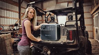 Portable Farm Power 2000 Watts Off-Grid Or Emergency - Bluetti AC200P