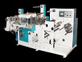 High Speed Die Cutting With Online Slitting And Rewinding Machine | RK