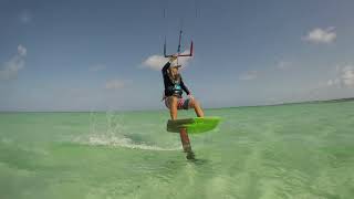 Kenya kitefoil strapless freestyle part. 1