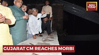 Gujarat CM Bhupendrabhai Patel Reaches Bridge Collapse Site | Gujarat Bridge Collapse Updates