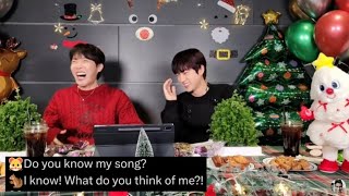 BTS Jin and Jhope Christmas Live, 2Seok Feliz Navidad