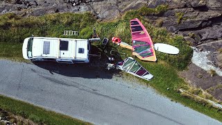 Windsurfing trip to Scotland - DJI Mini 2 \u0026 GoPro 7 Black