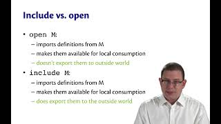 Include vs Open | OCaml Programming | Chapter 5 Video 16