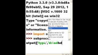 Python subprocess