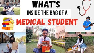 WHATS INSIDE THE BAG OF A MEDICAL STUDENT? | KHYBER MEDICAL COLLEGE