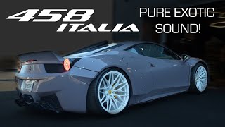 *THE BEST SOUNDING 458!!* - Ferrari 458 with Titanium Exhaust, Free Flow Bypass + Headers