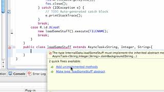 Android Application Development Tutorial 101 Async Task class to load stuff YouTube