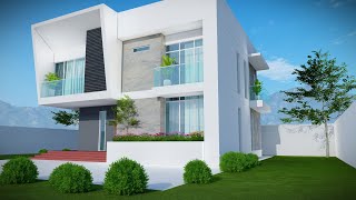 Simple Modern House | 4 bedroom 10 X 12 Meters