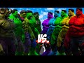 TEAM GREEN HULK VS TEAM BIG HULK COLOR - EPIC SUPERHEROES WAR