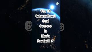 Top 10 international goal scorers in men’s football ⚽️ ||#sports #shorts #football #mostgoals #top10
