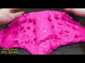 pink rabbit slime mixing random things into glossy slime satisfying slime asmr slime 873