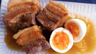 How to make Japanese braised pork------Butanokakuni [ENGSUB]