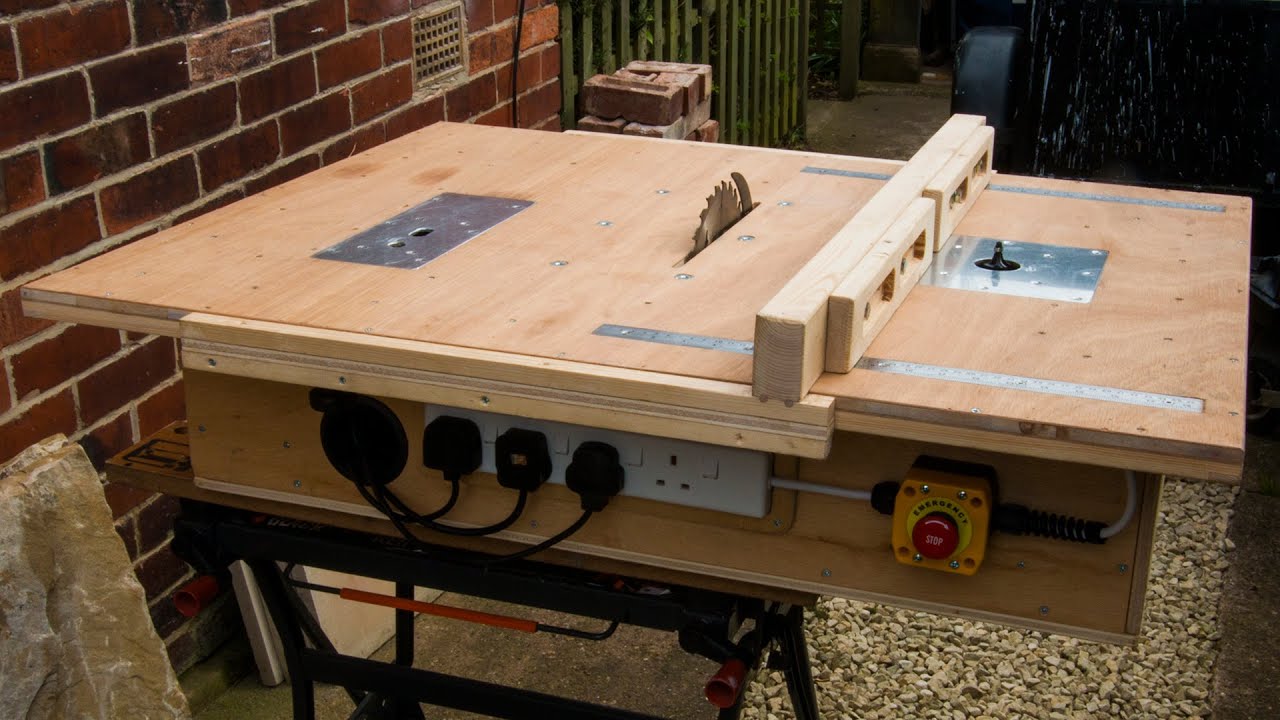 Homemade Table Saw With Built In Router And Inverted Jigsaw 3 In 1 ...