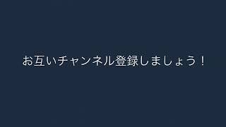 お互いチャンネル登録しよう！