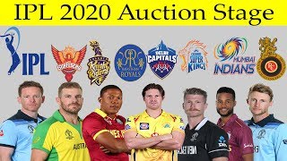 IPL 2020 Auction ।  Which Team will Target which player in IPL 2020 Auction Stage