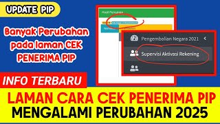 UPDATE TERBARU ‼️ PERUBAHAN LAMAN CARA CEK PENERIMA PIP TAHUN 2025 #Caracekpiponline