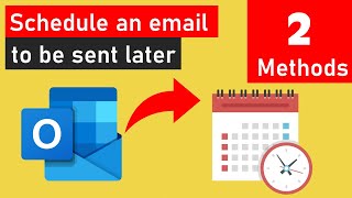 schedule an email to be sent at a later time