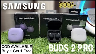 Samsung Galaxy Buds 2 Pro | 999₹🤩 | Wireless Charging | Review \u0026 Unboxing🔥| Only @kanahagadgets