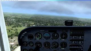 FSX Basics Tutorial 4 (Cessna 172) How to fly the circuit / traffic pattern