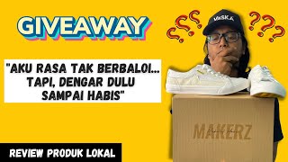 Review & Giveaway! Kasut Jenama Anak Tempatan. Makerz OL Asas Purnama.