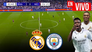 🔴 REAL MADRID VS MANCHESTER CITY PARTIDO EN VIVO / CHAMPIONS LEAGUE - JUEGA MBAPPE