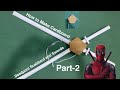 How to Make Cardboard Deadpool scabbard And Swords / Katana / Marvel Part-2