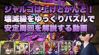 【パズドラ】ジャルゴが実はヤバかった！ニムエ降臨壊滅級 確定スキル上げソロ周回【ダイヤ】元パズバト全国１位ノッチャが老眼に負けず頑張る動画 vol.506