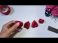 ribbon flowers diy how to make ribbon roses flower easy tutorial