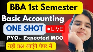 Complete Basic Accounting for BBA 1st semester|One Shot Revision| DDU #semesterexams