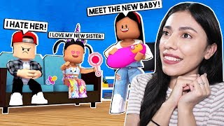 Zailetsplay Videos Votube Net - my kids met the new baby for the first time roblox roleplay bloxburg