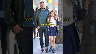 Ben Affleck with his Daughter #shorts #benaffleck #jlo #jenniferlopez #jennifergarner