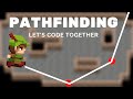 I created a pathfinding algorithm | Let's code together | Ep 01