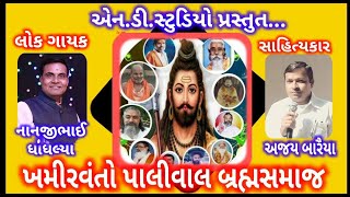 Nanji Dhandhlya | N D Studio | ખમીરવંતો પાલીવાલ બ્રહ્મસમાજ